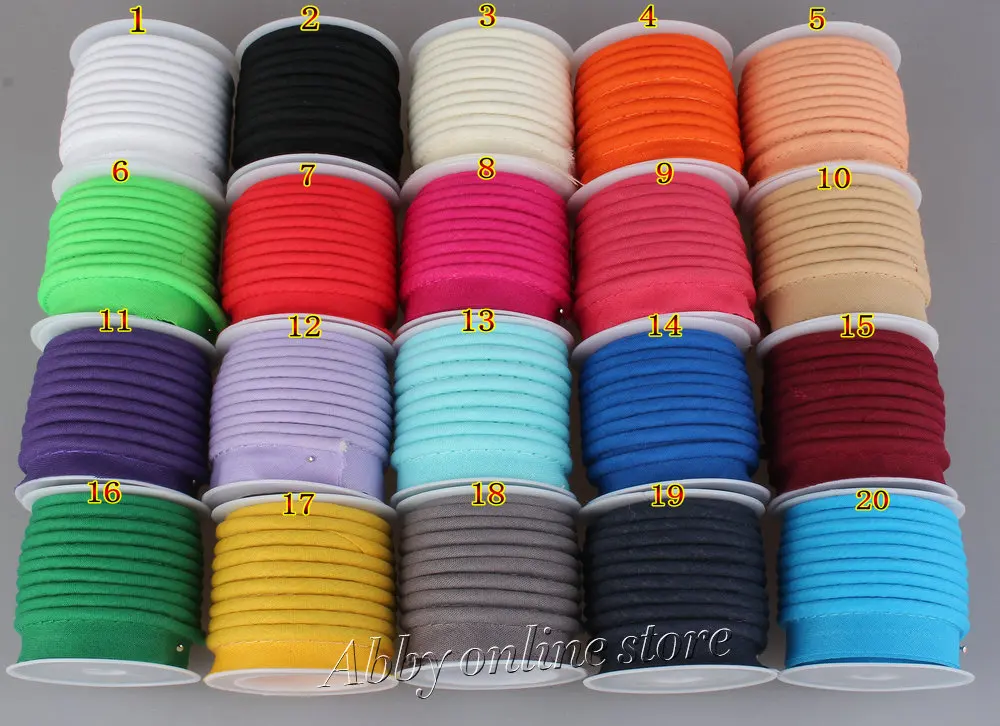 Free shipping Polyester Bias Piping, Bias piping tape with cord, size ...