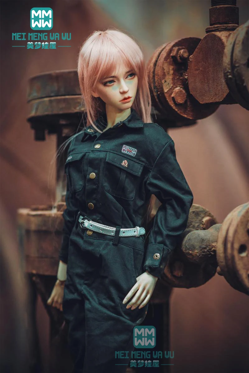 Одежда для куклы подходит для 65-70cmBJD uncle 1/3 BJD кукла модная военная форма хаки, зеленый, черный