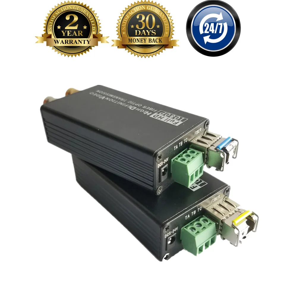 Преобразователь Fibra оптоволоконный преобразователь HD SDI коаксиальный 20 км 1080 P с