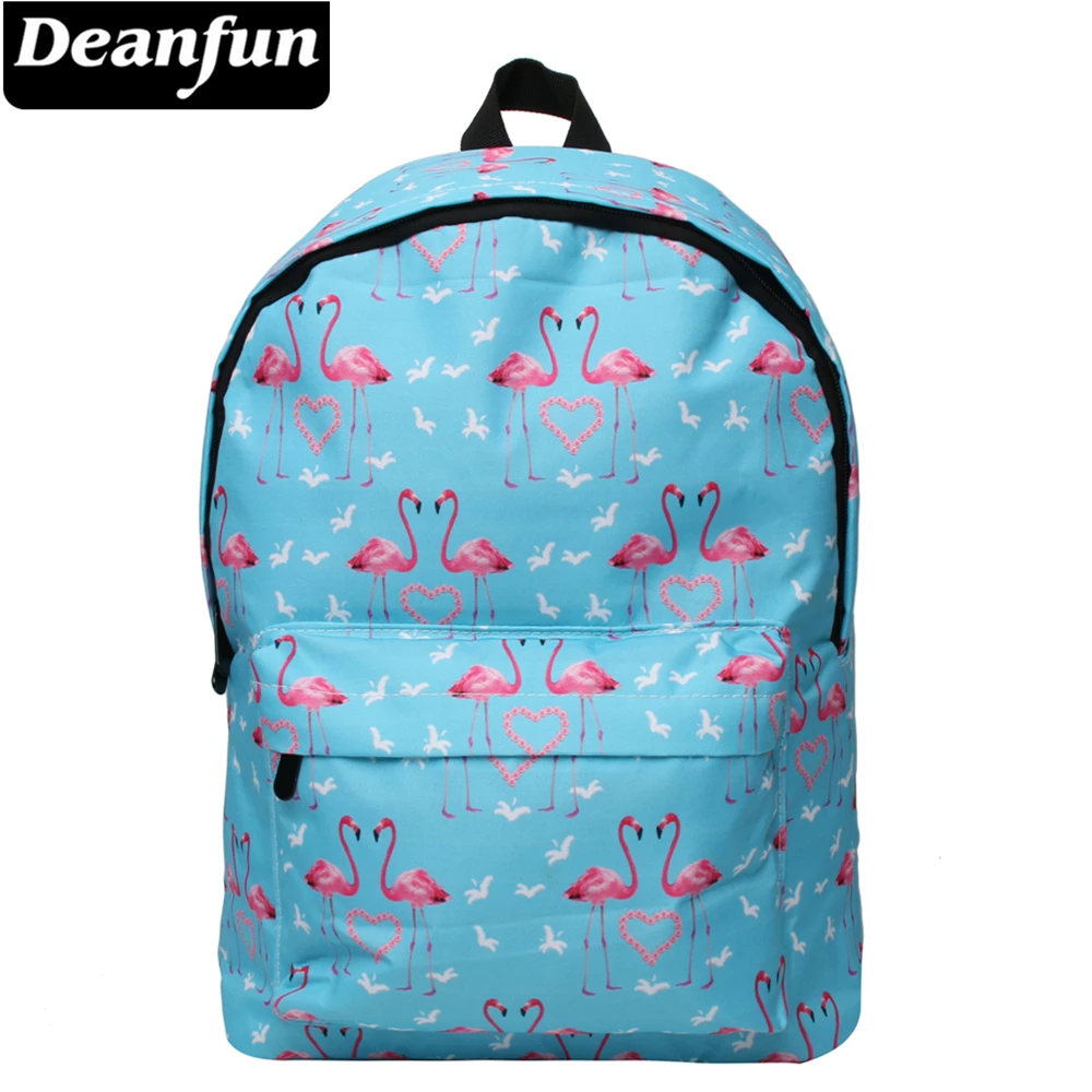 Deanfun Waterproof School Backpack Women Flamingo Bookbag Cute Travel Bag for Teenage Girls ...
