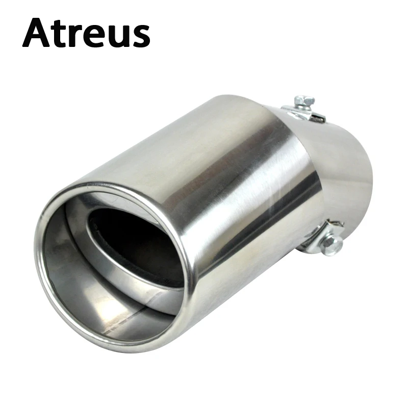 

Atreus 1X For Peugeot 307 408 207 For Ford Focus 2 focus 3 SUZUKI SX4 accessories Stainless Steel Car Exhaust Muffler Tip Pipes