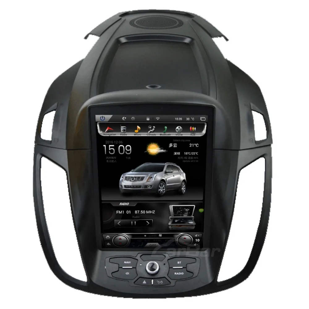 Perfect 10.4" Vertical Huge Screen 1024*768 Android Car DVD GPS Navigation Radio Player for Ford Kuga 2013 2014 2015 RAM 2GB Quad Core 3