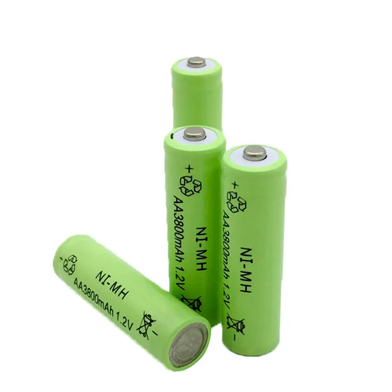 4 шт. Ni-MH 1,2 V 3800mAh Зеленый AA никель-металл-гидридный аккумулятор 14 мм* 50 мм