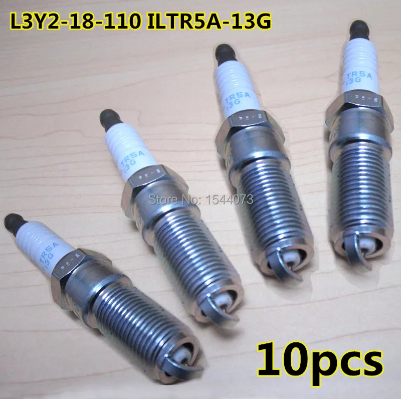 10pcs OEM Quality Iridium Spark Plug For Mazda 3 5 6 CX 7 Ford Lincoln