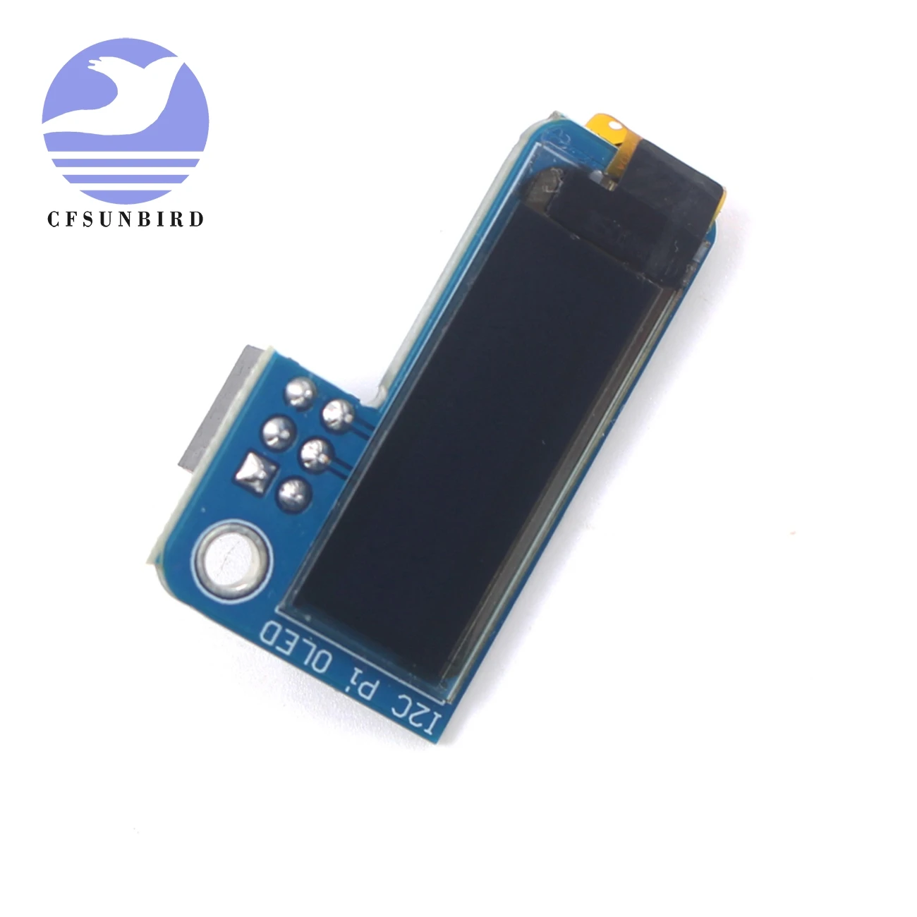 1 шт. PiOLED 0 91 дюймов IIC I2C 128x32 OLED монохромный экран для Raspberry Pi Zero SSD1306 Синий DC 3 V