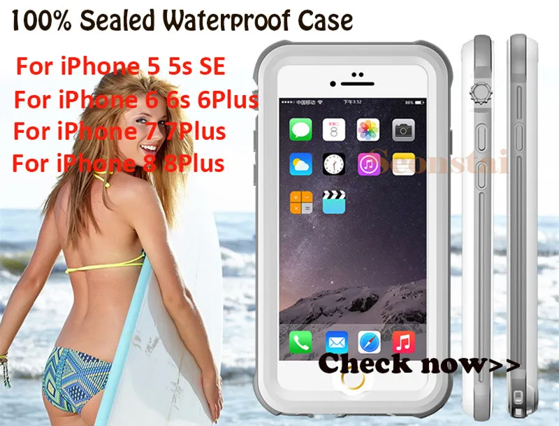 waterproof case for iphone 7 8 plus