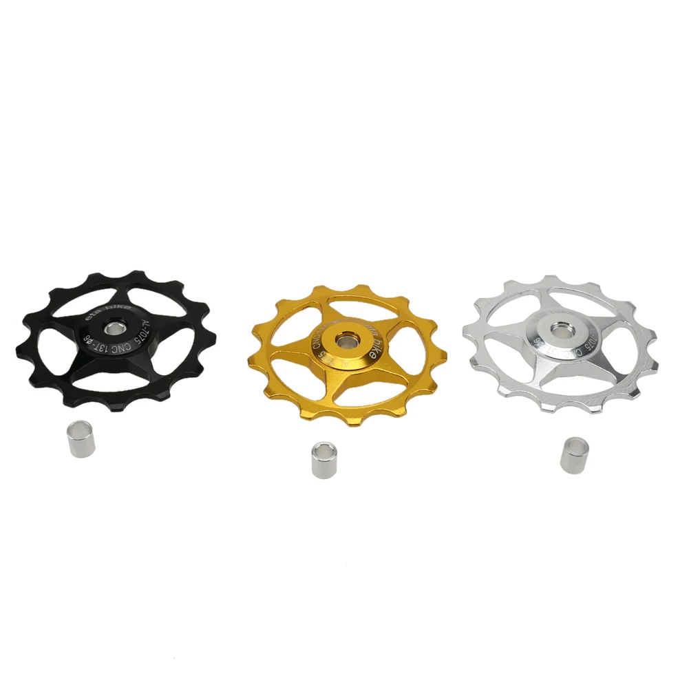 13 طن دراجة الخلفي derailleur cnc سبائك الألومنيوم mtb جبل الطريق دراجة أجزاء الدراجة تحمل الأسطوانة المهمل جوكي derailleur البكرة