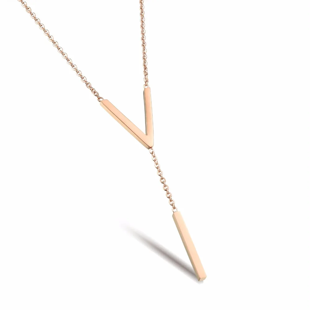 Mode plaqué or forme géométrique Collier Pendentif