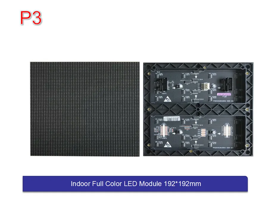 

P3 Indoor SMD2121 RGB 3 in 1 advertising rental led display module 64*64 pixels led display screen full color