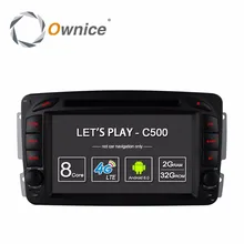 4G SIM LTE Android 6.0 Octa 8 Core Coches Reproductor de DVD GPS Para Mercedes W203 W209 W463 W163 W168 M ML Viano W639 Vito Vaneo 32G ROM