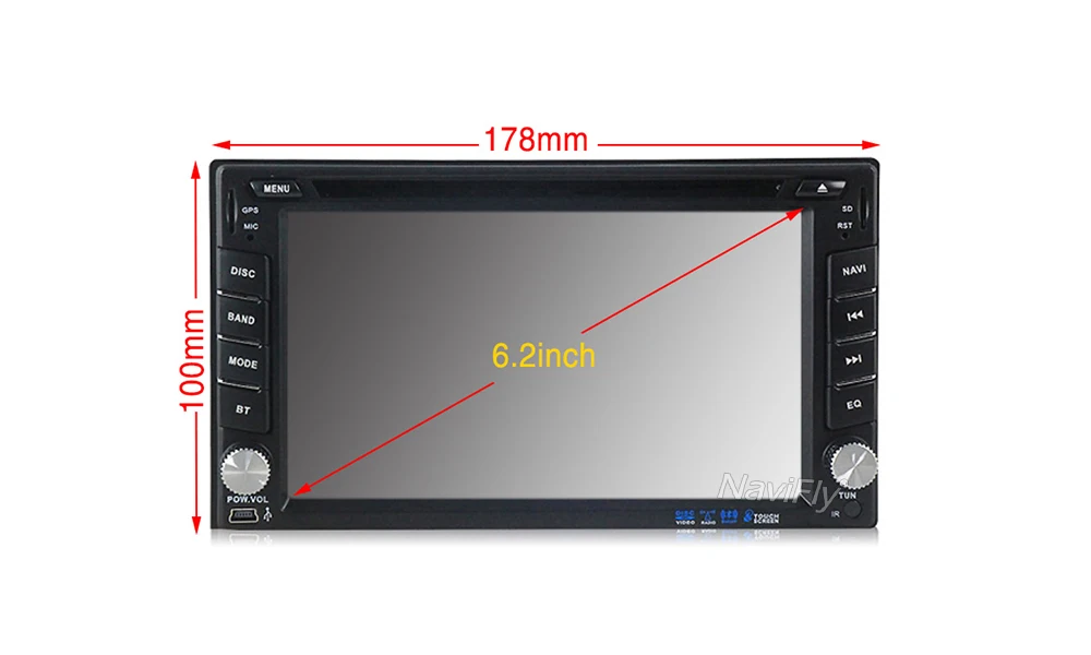 Best Navifly android9.0 car gps navigation multimedia for Universal auto Stereo nissan vw kia toyota radio with DSP wifi carplay 5