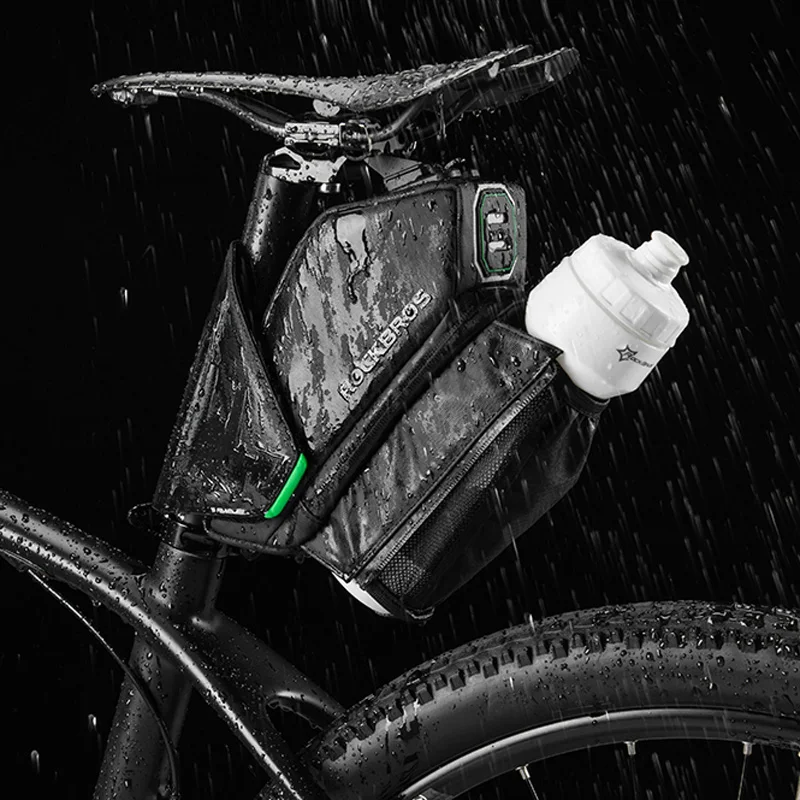 Велосипедное седло ROCKBROS MTB задние Сумки с карманом для бутылки водой