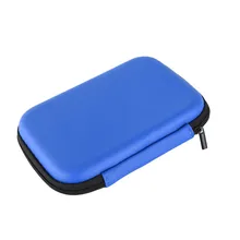 ПУ Хранения Проведение Жесткий Сумка Коробка для Линии Передачи Данных USB Наушники Наушники Earbuds 2.5 »Жесткий Диск