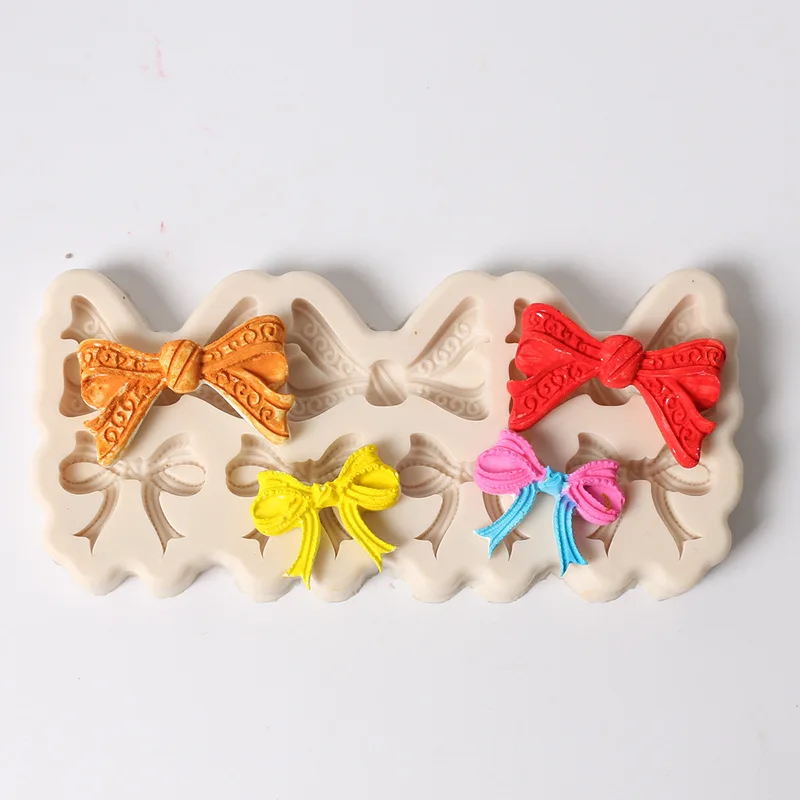Маленькие Формочки Для Выпечки Пищевая силиконовая форма, инструменты для украшения торта, силиконовая форма для мыла, силиконовая форма для торта галстук-бабочка