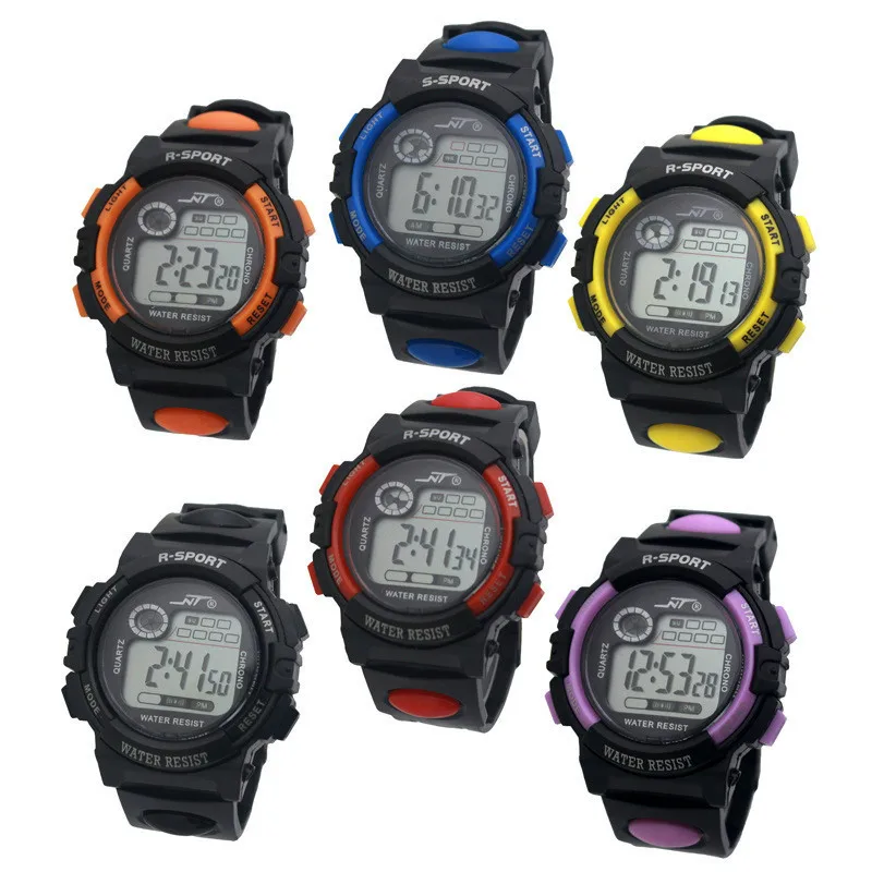 

New Watch Analog Digital Waterproof Sports Watch Men's Silica LED Watch Relogio Masculino