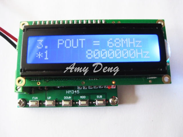 

DDS signal pulse signal 1KHz ~ 68MHz