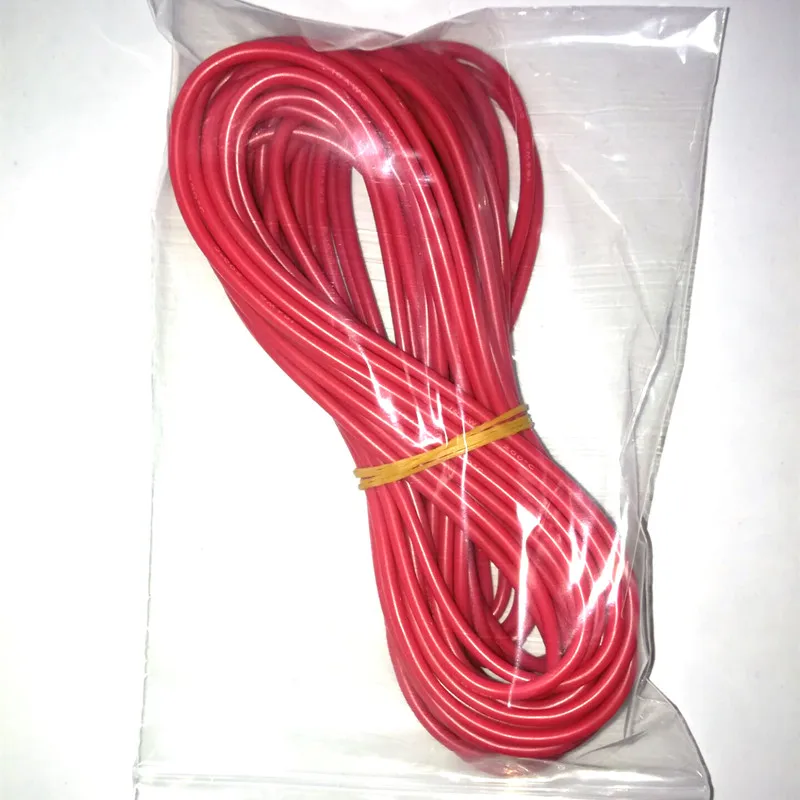 Горячая 2x3 м 18 Калибр AWG 18# силиконовый резиновый провод гибкий кабель красный и черный цвет