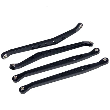 

4PCS/Set ax80083 Aluminum Alloy Front Upper and Lower Pull Rod Linkage Dragon Keel Bracket For AXIAL WRAITH RR10 90048 RC Cars