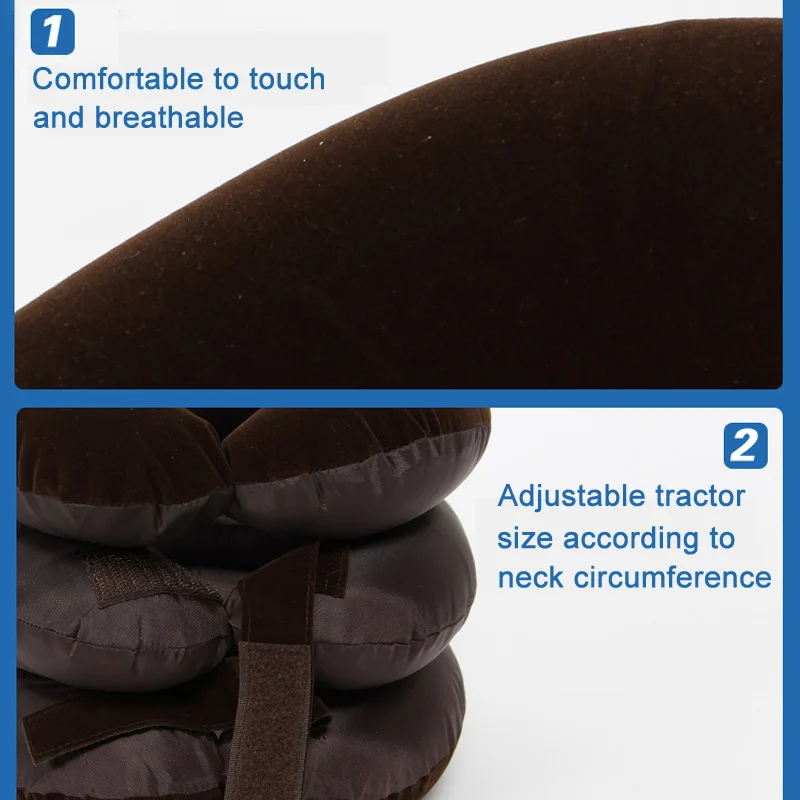 

droppshiping Neck Collar Massager Brace Support Cervical Air Traction Therapy Device MFJ99