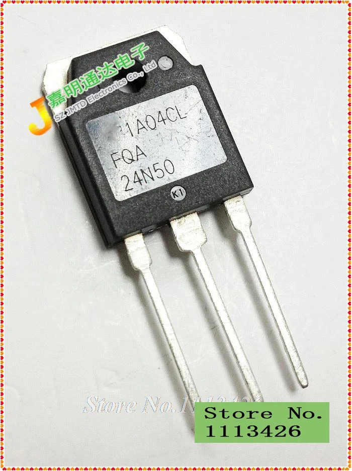 Free shipping 5pcs/lot FQA24N50 24N50 N channel FET TO 3P 500V 24A new ...
