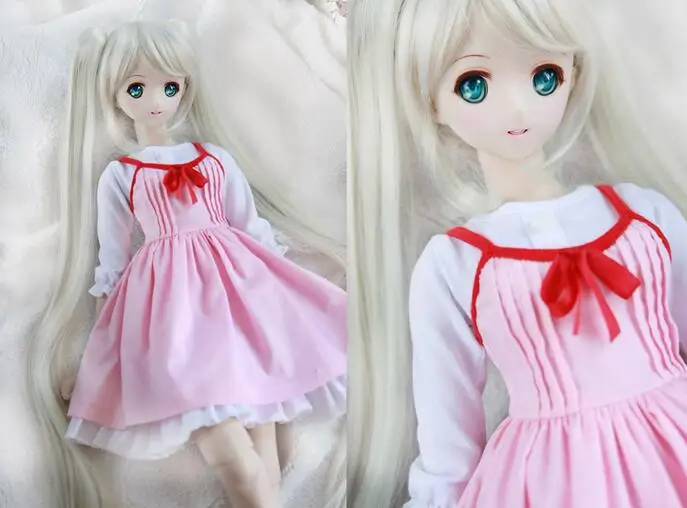 Новинка костюм с юбкой и подтяжками для косплея Miyazono Kaori 1/3 1/4 BJD COS SD DD MSD/MDD Одежда