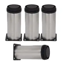 4 шт 120 мм Регулируемая по высоте нержавеющая сталь мебельные ножки шкаф диван стол запасные части