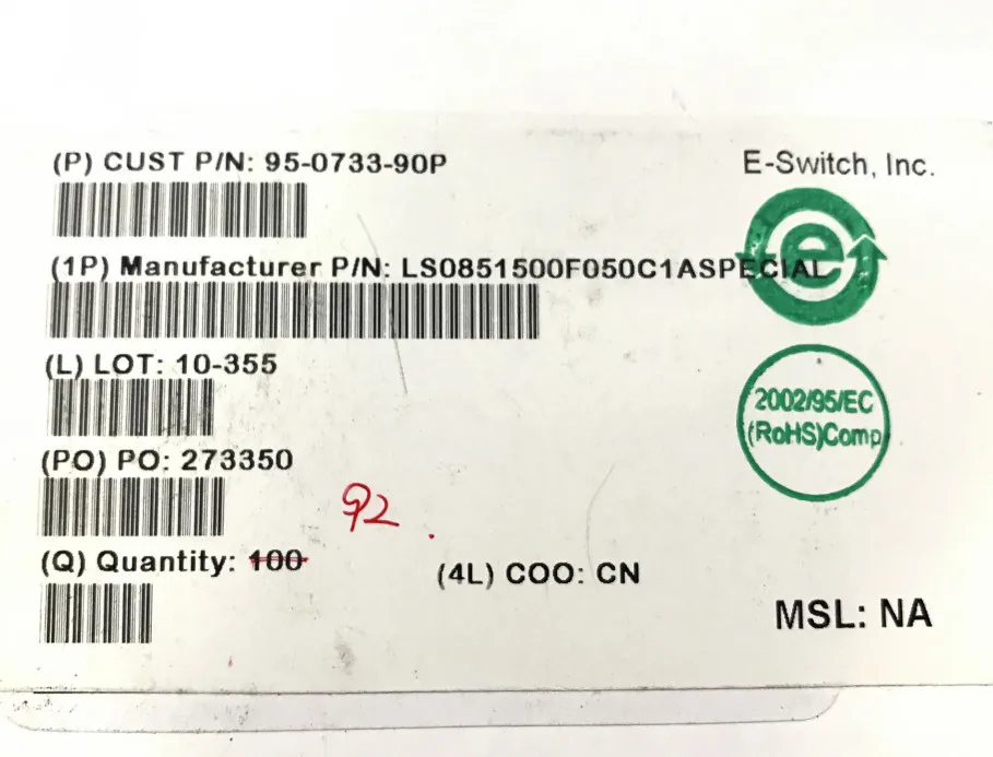 Оригинальный новый 100% micro switch LS085 1500 F050C1 концевой переключатель 25T85 15A 250VAC вместо