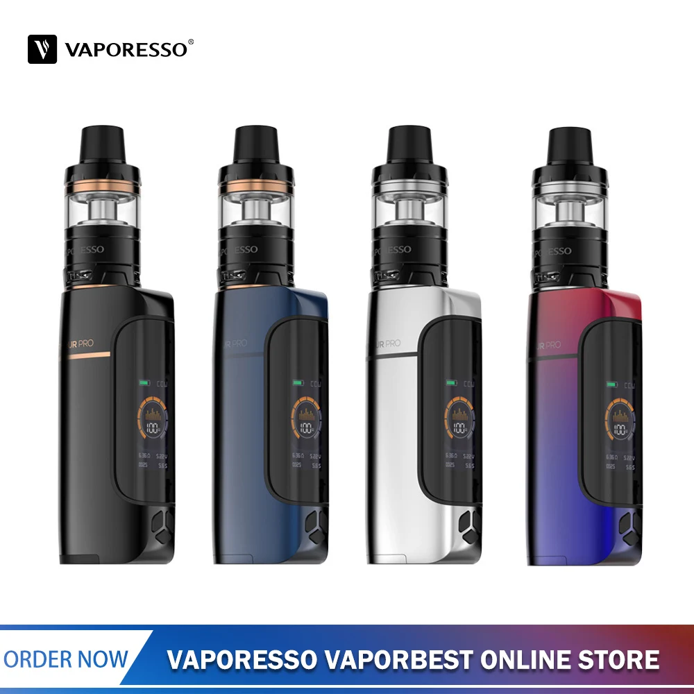 

100W Original Vaporesso Armour Pro Kit Vape With 5ml Cascade Baby Tank GT CCELL2 GT Mesh Coil No 21700 20700 18650 VS Revenger