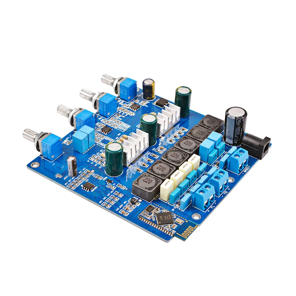 AIYIMA мини усилитель Bluetooth 2 1 Плата усилителя TPA3116 50Wx2 + 100 Вт Класс D аудио усилители