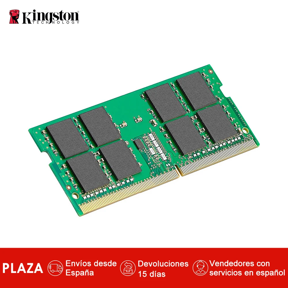 

Kingston Technology 16GB DDR4 2400MHz, 1 x 16 GB, 260-pin SO-DIMM, Color Black,Green