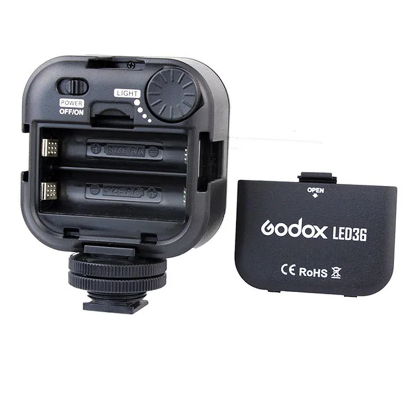 Godox LED Video Light 36 лампа для фотосъемки наружное фото освещение Nikon Canon Sony цифровая