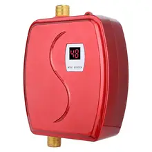 3800 Вт мгновенный Электрический проточный водонагреватель настенный Электрический термостат водонагревателя ванная комната быстрый нагрев горячий душ