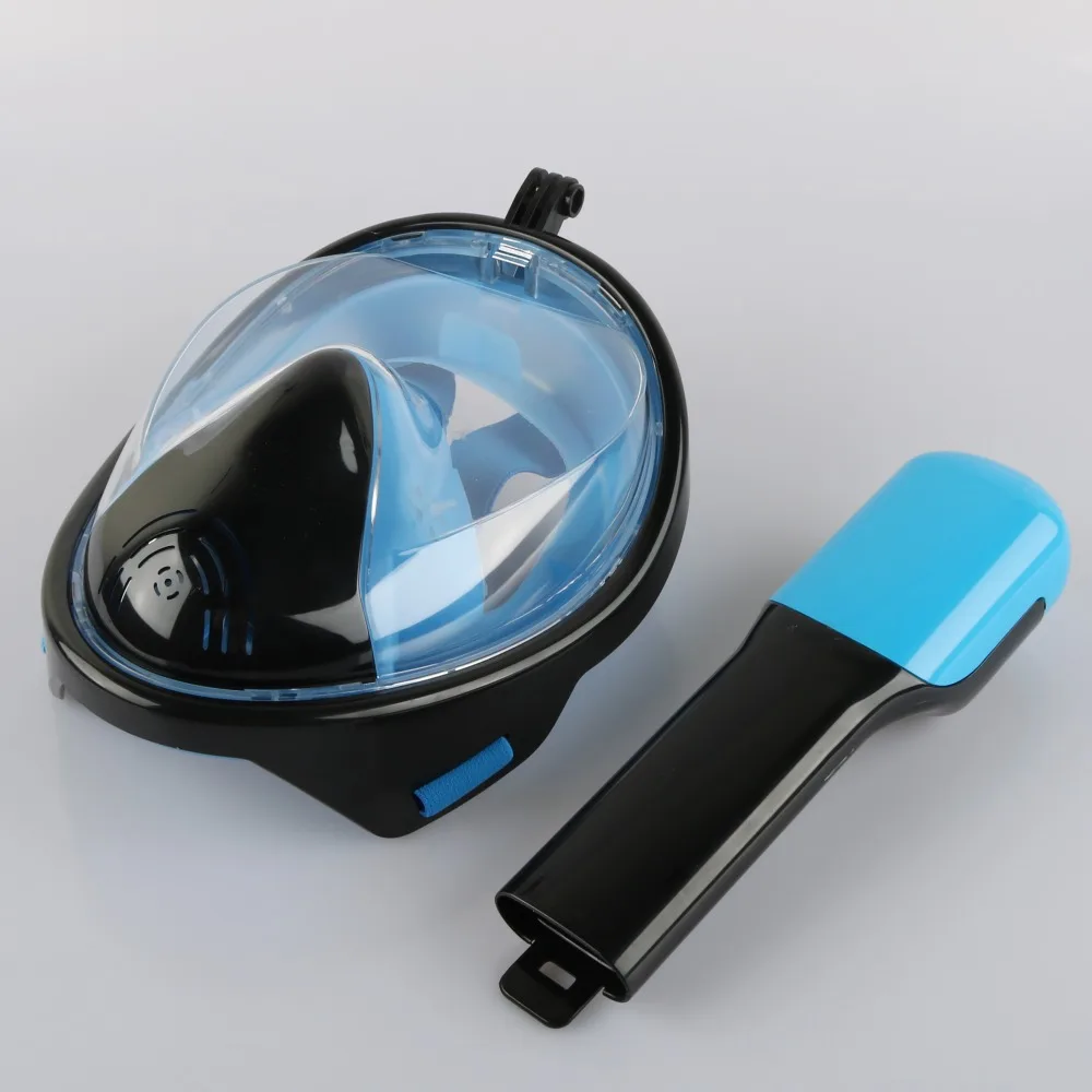 Full Face Snorkeling Mask Underwater Anti Fog Diving Mask Snorkel with Breathable Tube Swimming Training Scuba Diving Mask