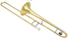 Musical instruments Slide Tenor Trombone Bb Flat Trombones Gold Lacquer Surface with mouthpiece Case Cleaning tool Musical instruments Slide Tenor Trombone Bb Flat Trombones Gold Lacquer Surface with mouthpiece Case Cleaning tool