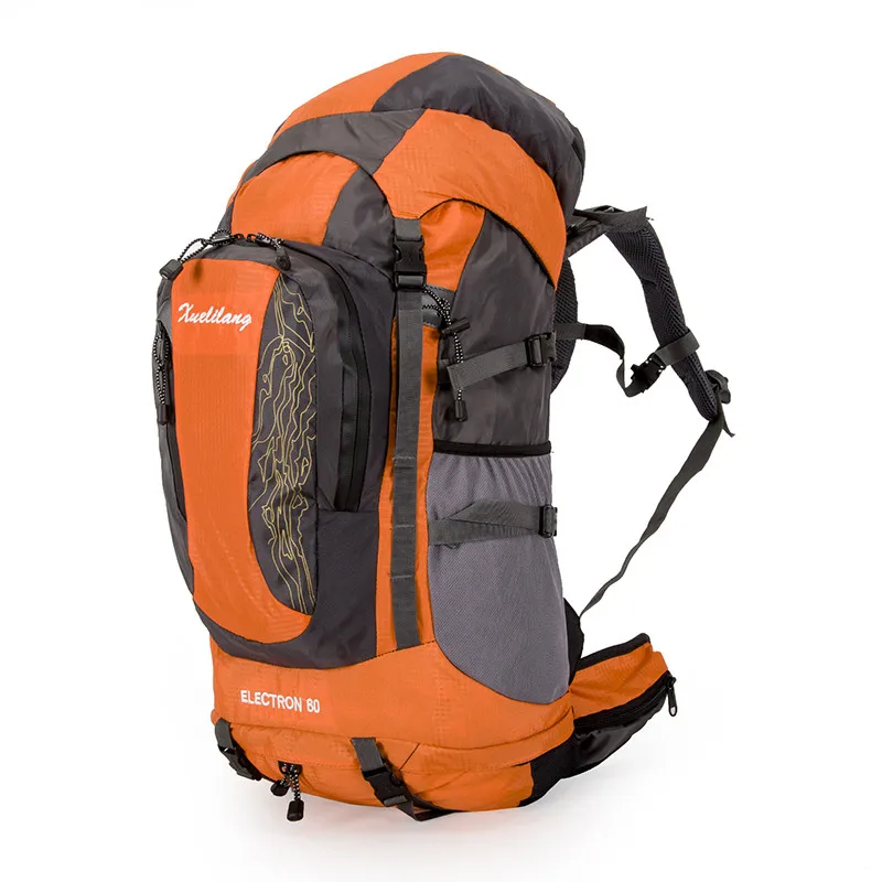 

Ultralight Climbing Bags 80l Waterproof Outdoor Camping Bag Big Hiking Backpack Large Sport Mochila with raincover Bags