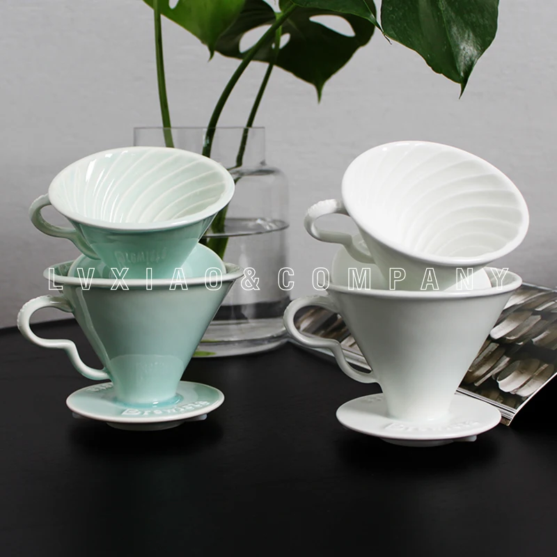 

1-2/2-4 cup coffee dripper brewista ceramics coffee Hand Coffee Filter Cup