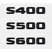 لسيارة Mercedes Benz S Class S400 S500 S600 220SE W111 W116 W126 W140 W220 W221 شنطة خلفية للسيارة بشعار بتصميم شعار