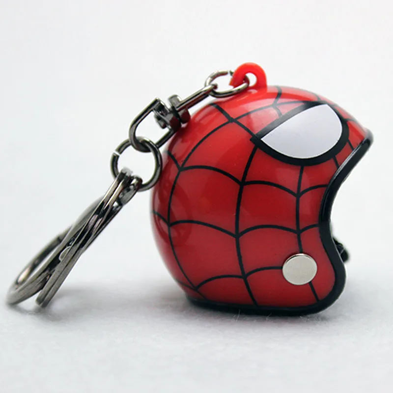 

Classy mini motorcycle helmet keychain DIY little tintin hat keyring,spider-man helmet motorcycle cap keyring,car keychain