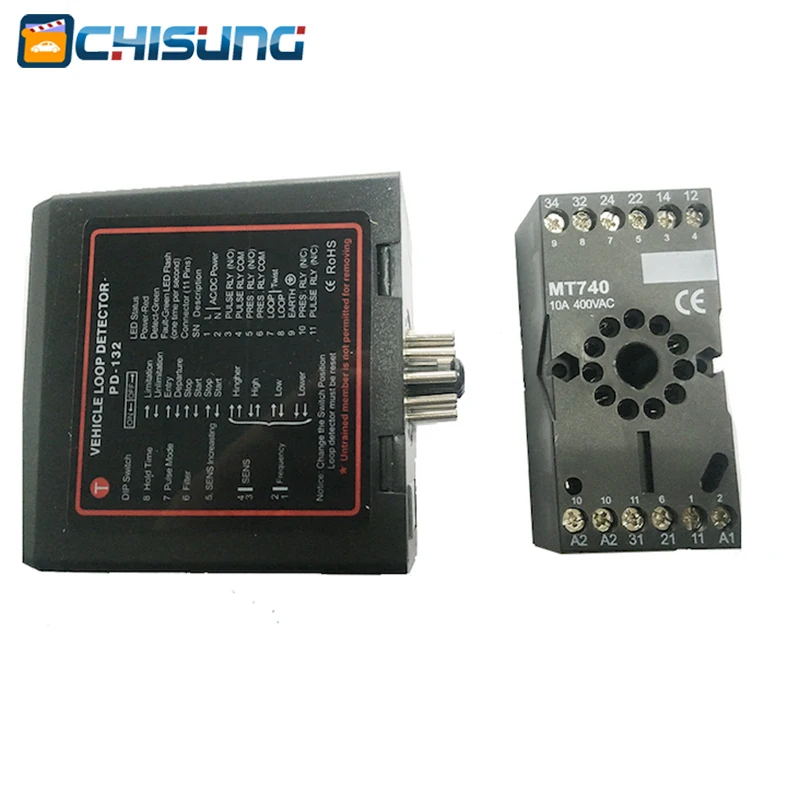 Car Park Barrier Loop Detectors PD132 Inductive Vehicle Loop Detector Sensor For Vehicle Access
