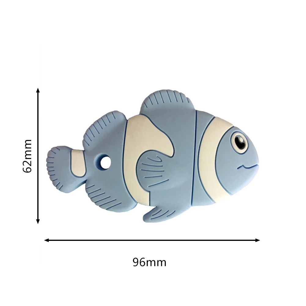 Детские Мультяшные Силиконовые Прорезыватели зубов Прорезыватель игрушечная рыба в форме молярный Прорезыватель пищевой детский Силиконовый грызунок уход за полостью рта BPA бесплатно