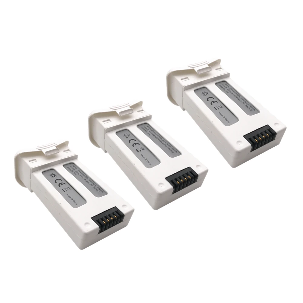 1/2/3PCS 3.7V 1000mAh Lithium Battery for SJRC S20W T25 Four-axis Drone Spare Parts Remote Control Aircraft Rechargeable Battery