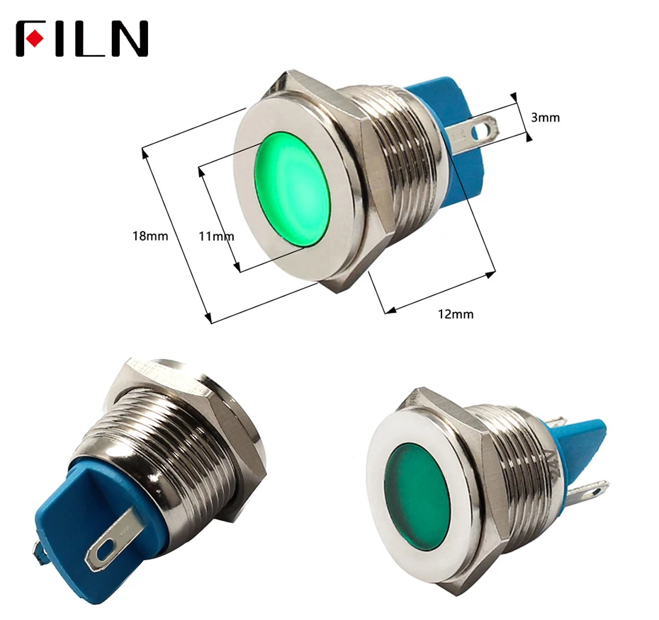 16mm waterproof indicator