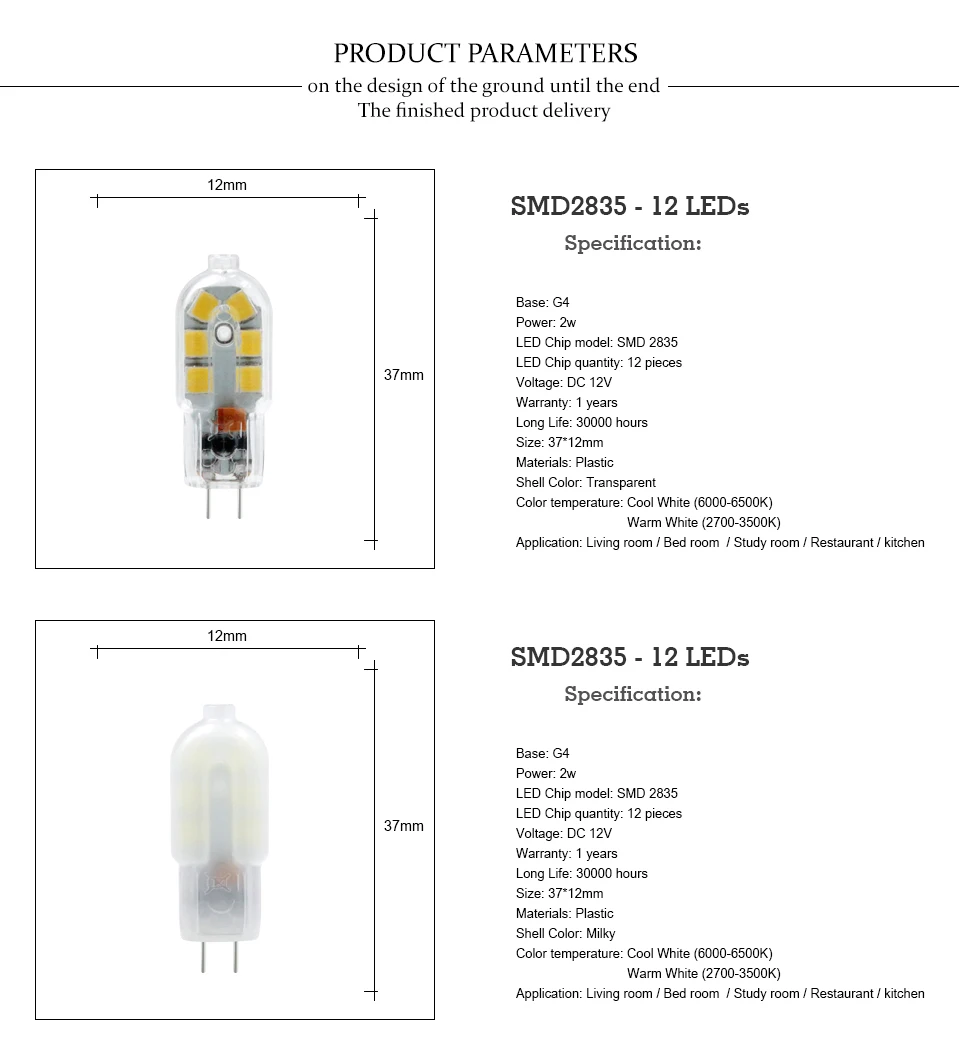 KARWEN, 10 шт./лот, лампада, светодиодный G4 лампа, прозрачная/молочная крышка, переменный ток, 220 В, постоянный ток, 12 В, 2 Вт, SMD2835, светодиодный светильник G4, мини, ультра яркая люстра