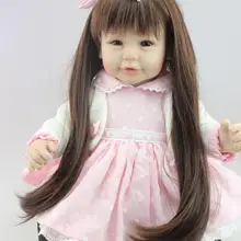 Силиконовые игрушки reborn baby doll для девочек, гиперреалистичные пупсы игровой дом игрушка подарок на день рождения девушка игрушки и хобби розовый домик для принцессы