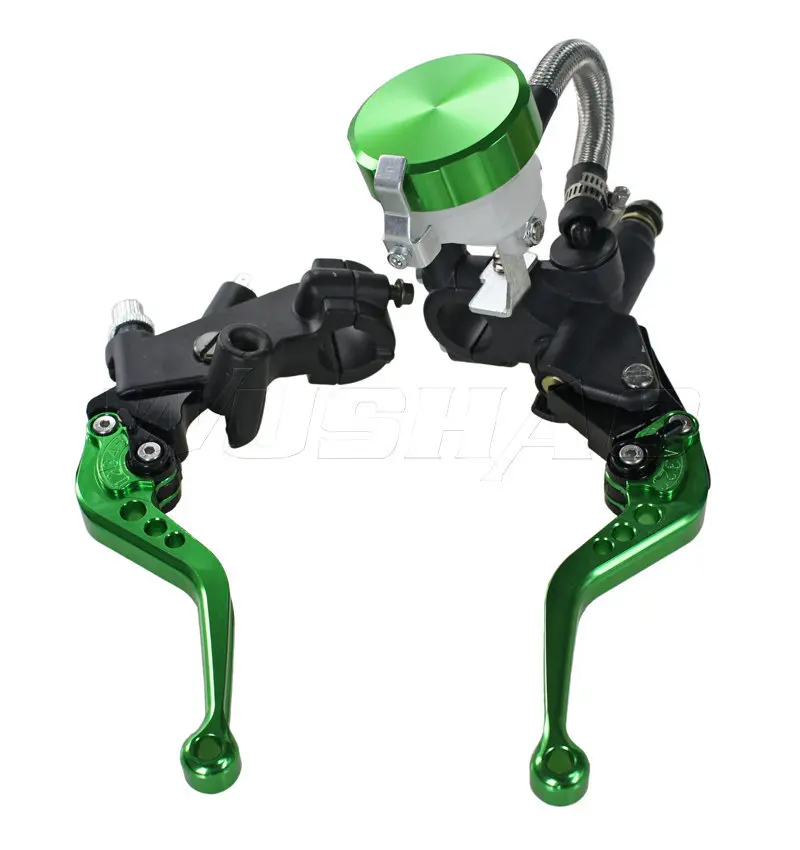 Green color 7/8" 22mm Universal Handlebar Adjustable Brake Clutch