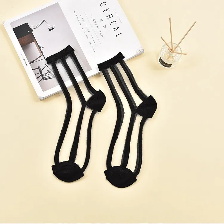 Hipster-Harajuku-Ankle-Socks-Women-Fashion-Transparent-Stripe-Short-Female-Summer-Women-s-Socks-Summer-2019(10)