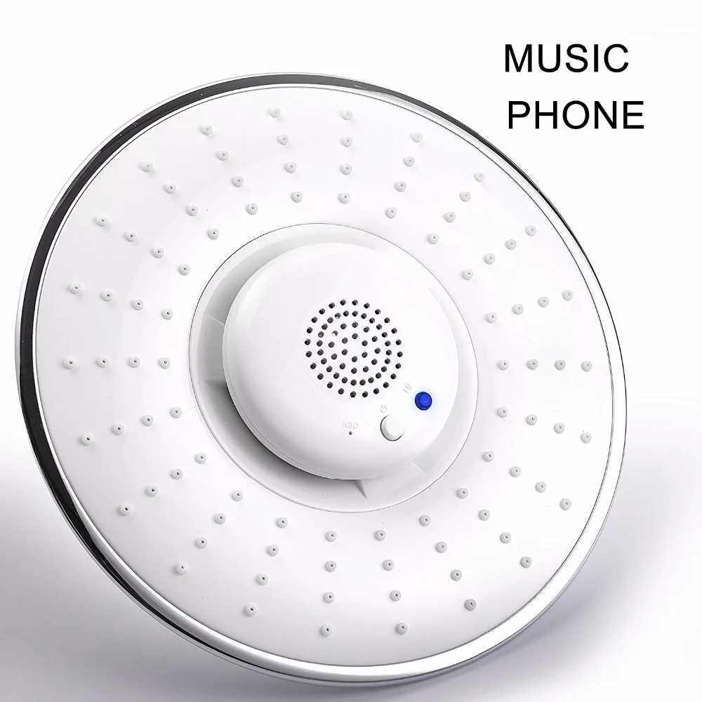 Music shower top spray shower head built in Bluetooth can talk music