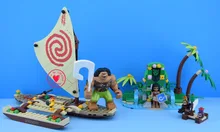 10663 Princesa Moana Viagem Oceânica fit legoings Princesa modelo de Blocos de Construção tijolos Amigos Meninas Brinquedos 41150 presente das meninas do miúdo do brinquedo