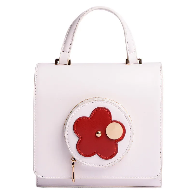 

Hot Sale bag woman high brands handbags women PU leather Fashion Flowers design shoulder bag Female Evening Party bag sac a main