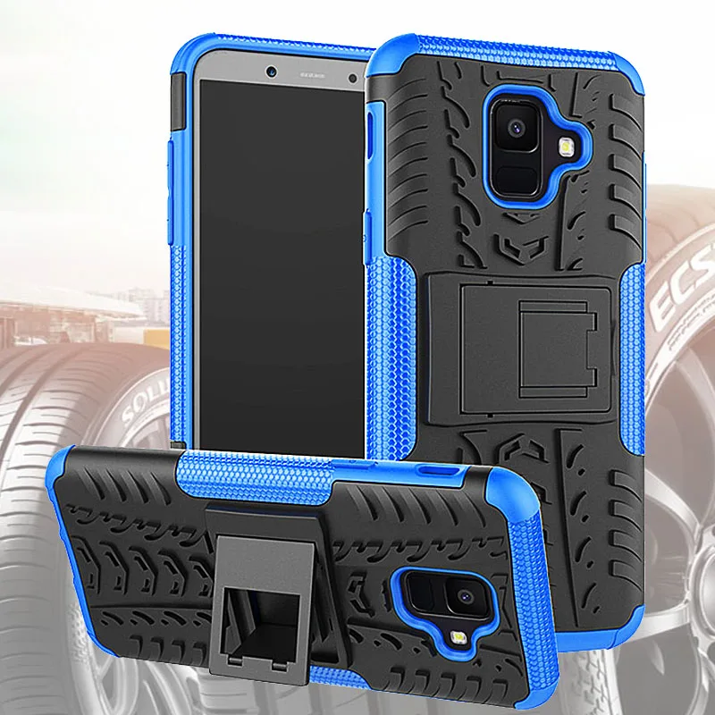 Stand Case For Samsung Galaxy A8 Plus 2018 Hybrid ShockProof Cover Silicone Cases A8+ SM- A530 A730 |